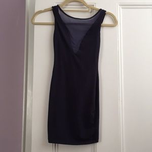 American apparel tight navy dress